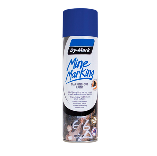 [14000919] Dy-Mark Mine Marking Horizontal Blue 350g