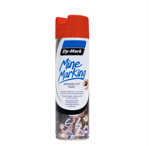 [14000932] Dy-Mark Mine Marking Vertical Orange 350g