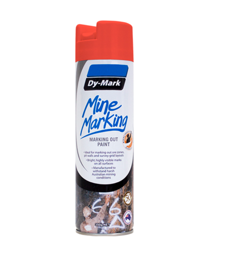 [14000938] Dy-Mark Mine Marking Vertical F/Orange 350g