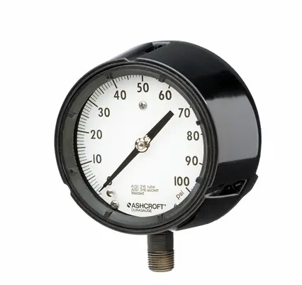 [20923575] Ashcroft 45-1279-SS-04L-300# Type 1279 Duragauge Pressure Gauge 0-300 PSI
